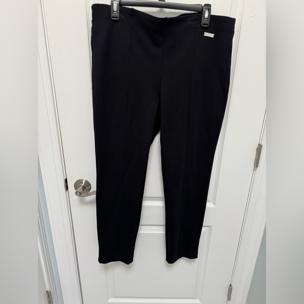 Rafaella Women’s Black Comfort Pants, Size 14